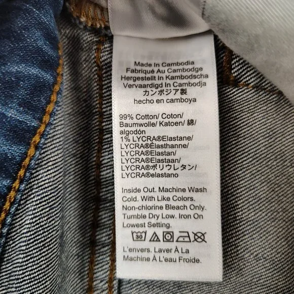 J.Crew High-Rise Crop Flare Jeans Womens sz 27 Button Fly Re- Imagined - Picture 6 of 11